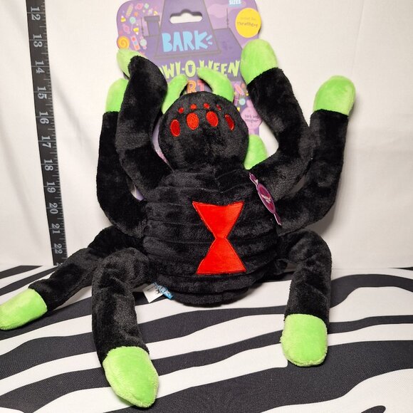*SALE* NWT Bark Dark Web Designer Spider Dog Toy All Dog Sizes - Picture 1 of 5
